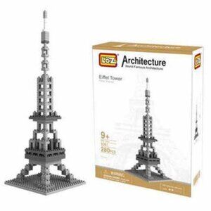 9361 micro blocks set of the Eiffel tower in Paris France